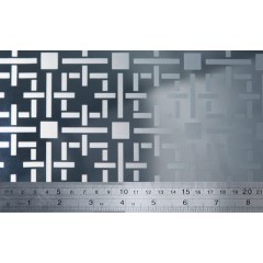 Лист декоративный нержавеющий Геометрия AISI 316 1 мм
